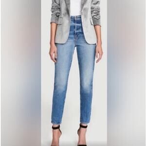 Frame Denim Women's Skinny Jeans in Light Blue Wash